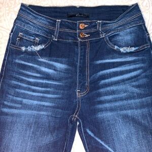 Dark blue skinny Kancan jeans